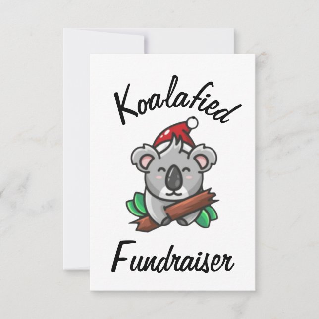 Koalafied Fundraiser Card (Front)