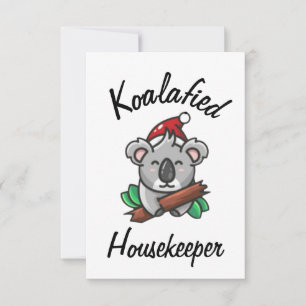 Koalafied Housekeeper Card