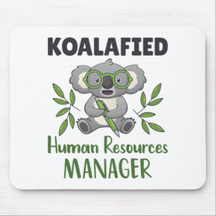 Koalafied Human Resources Manager HR Specialist Mouse Pad