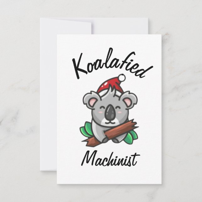 Koalafied Machinist Card (Front)