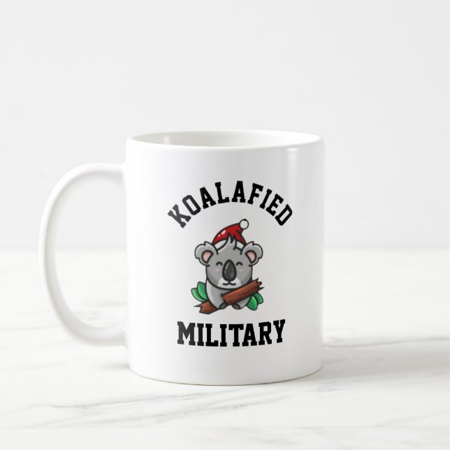 Koalafied Military  Coffee Mug (Left)