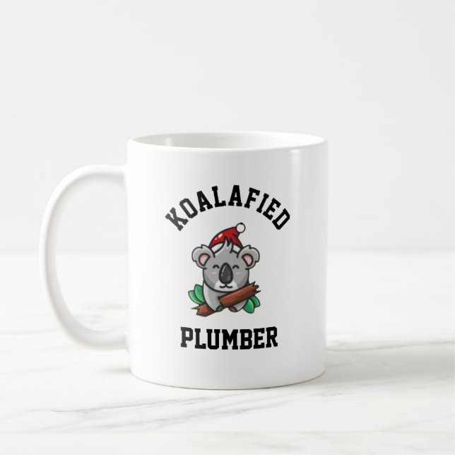 Koalafied Plumber Coffee Mug (Left)
