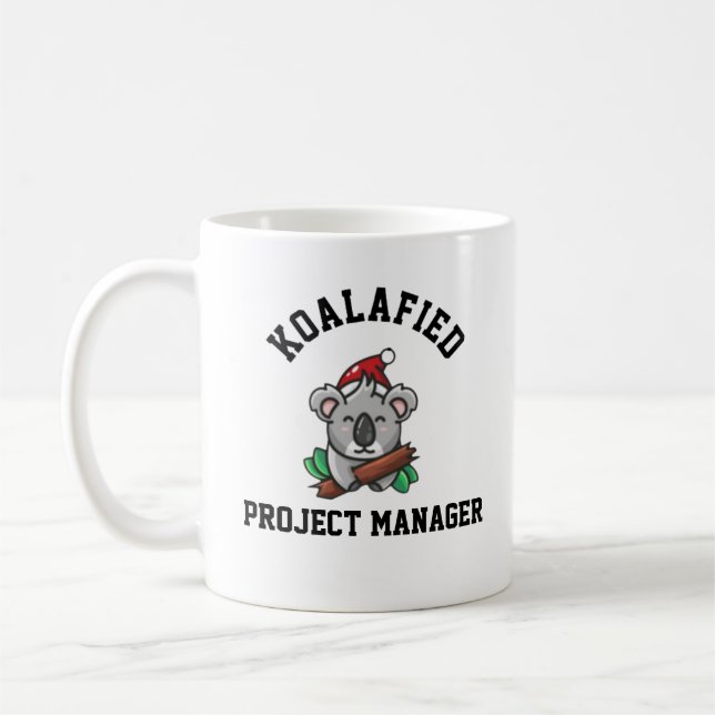 Koalafied Project Manager  Coffee Mug (Left)