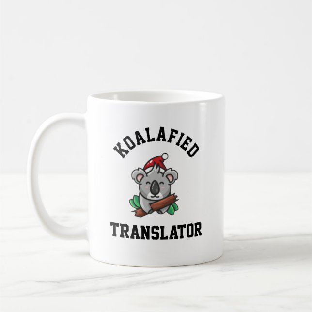 Koalafied Translator Coffee Mug (Left)