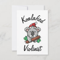 Koalafied Violinist Card
