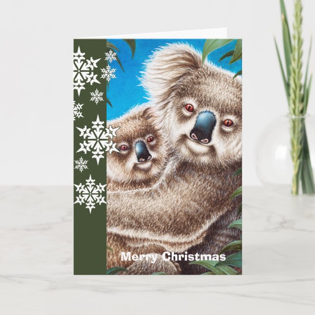 Koalas Christmas Card (Front)