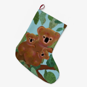 Koalas Eucalyptus Christmas Stockings