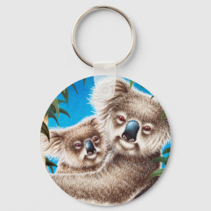 Koalas Keychain