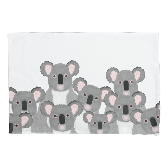 Koalas Pillow Case (Front)