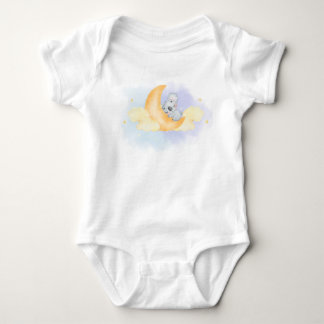 Koalas Sleep On The Moon Baby Bodysuit