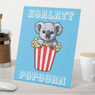 Koalaty Popcorn Pedestal Sign