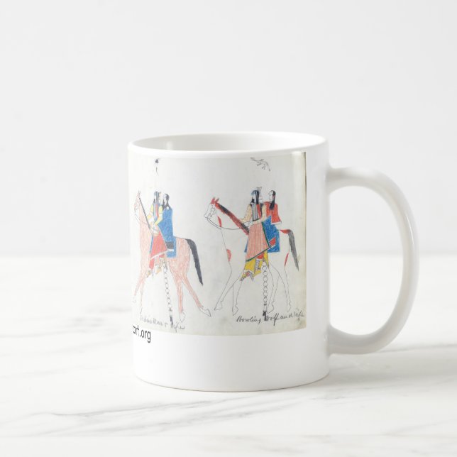 Koba:  Going to a neighbouring camp on a visit Coffee Mug (Right)