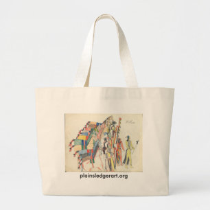 Koba:  Their friends receive them with advisory Large Tote Bag