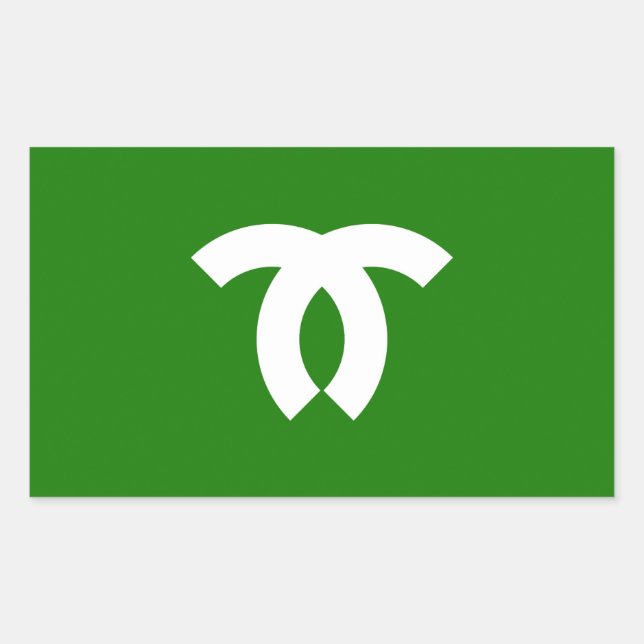 Kobe city flag Hyogo prefecture japan symbol Sticker (Front)