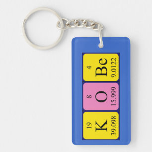 Kobe periodic table name keyring
