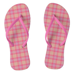 Kobi Plaid Flip Flops