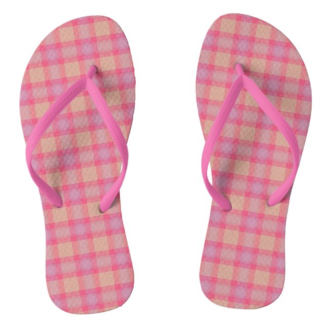 Kobi Plaid Flip Flops (Footbed)