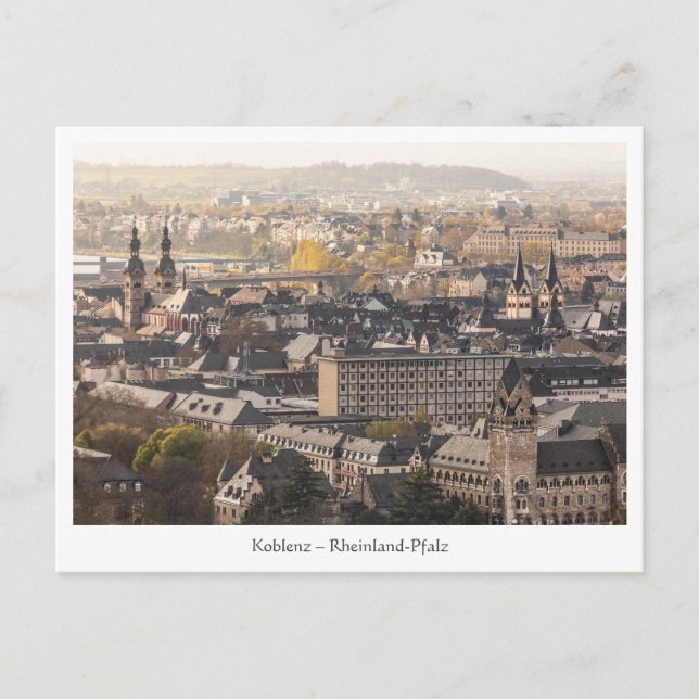 Koblenz Germany Postcard (Front)