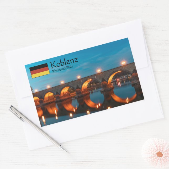 Koblenz Germany Souvenir Sticker (Envelope)