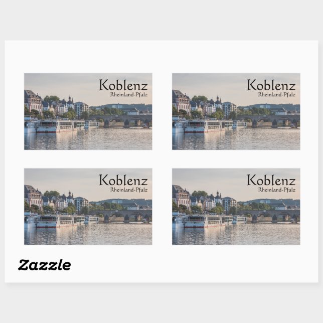 Koblenz Germany Souvenir Sticker (Sheet)