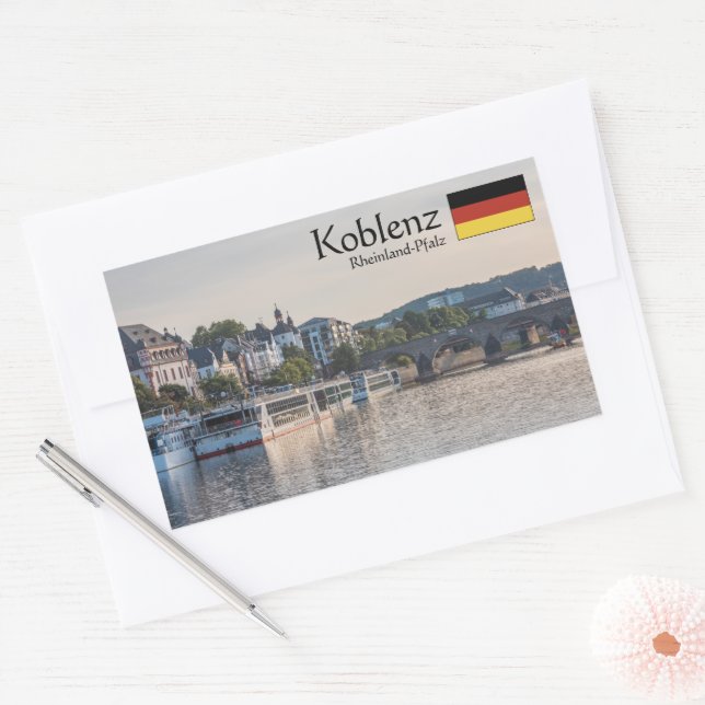 Koblenz Germany Souvenir Sticker (Envelope)