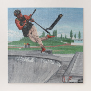 Kobold Kick Scooter Fantasy Large Jigsaw Puzzle