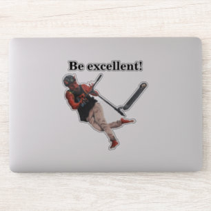 Kobold Kick  Scooter Trick Fantasy Art Sticker