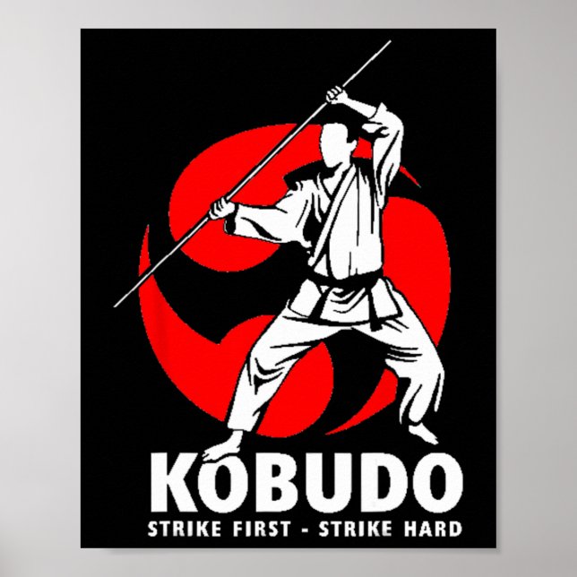 Kobudo Martial Arts Weapons Training Dojo  Poster (Front)