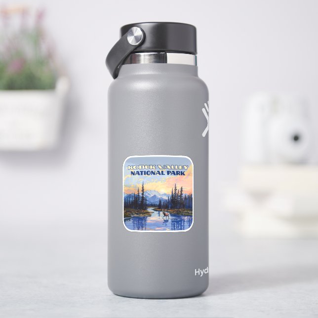 Kobuk Valley National Park Alaska Caribou Vintage (HydroFlask)