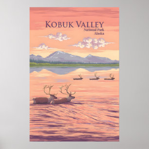 Kobuk Valley National Park Travel Poster