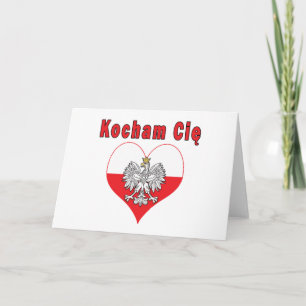 Kocham Cie Eagle Heart Holiday Card
