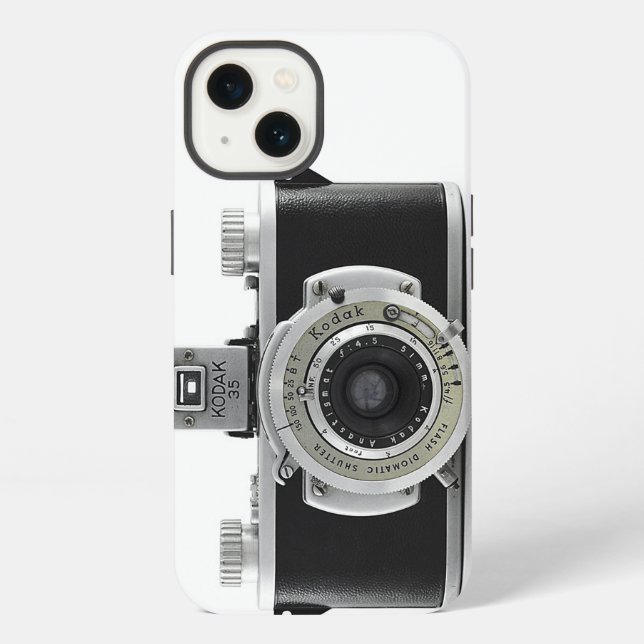 Kodak 35 Vintage Camera  iPhone Case (Back)