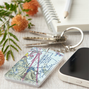 Kodiak Airport chart / taxi diagram Keychain