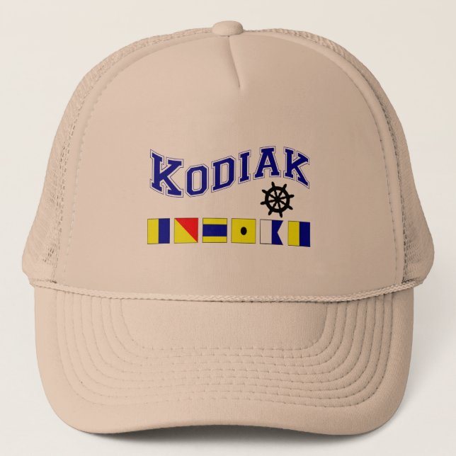 Kodiak, Alaska Trucker Hat (Front)