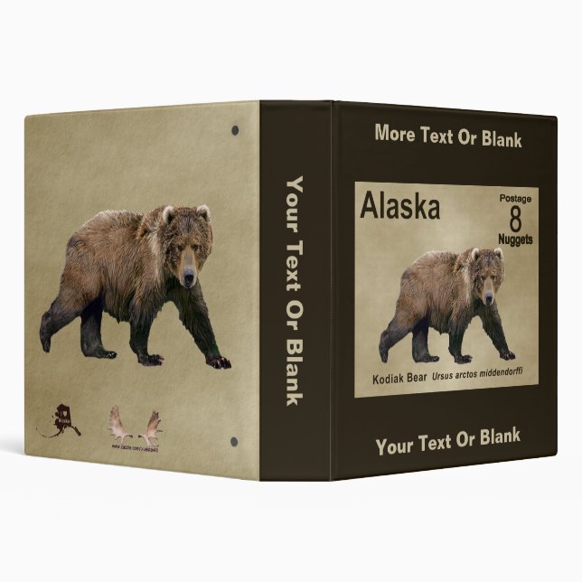 Kodiak Bear - Alaska Postage Binder (Background)