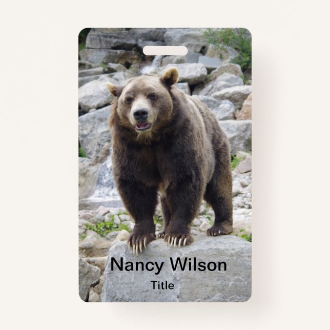 Kodiak Bear Badge (Front)