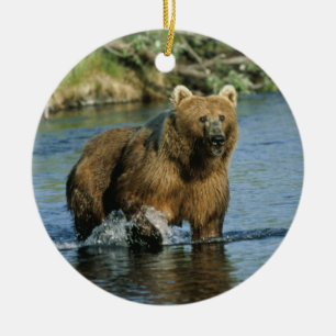 Kodiak Bear Ceramic Ornament