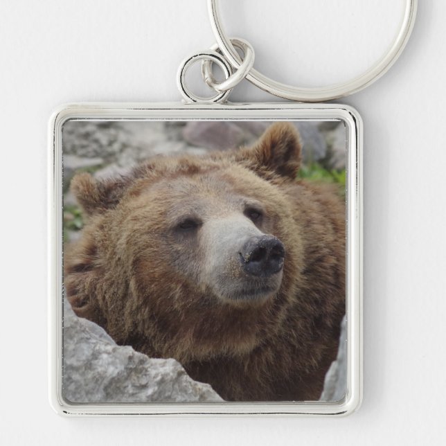 Kodiak Bear Keychain (Front)