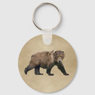 Kodiak Bear Keychain