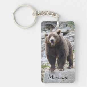 Kodiak Bear Keychain