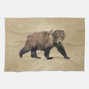 Kodiak Bear Kitchen Towel