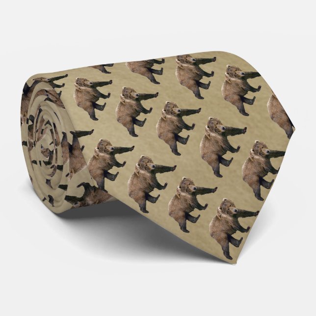 Kodiak Bear Tie (Rolled)