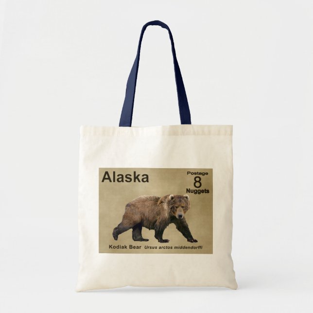 Kodiak Bear Tote Bag (Front)