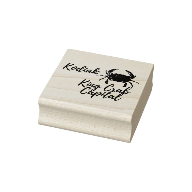 Kodiak Crab Capita Wood Art Stamp (Stamp)