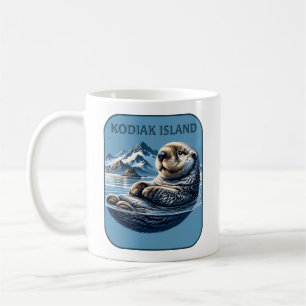 Kodiak Island Sea Otter Alaska Coffee Mug