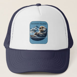 Kodiak Island Sea Otter Alaska Trucker Hat