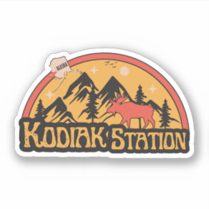 Kodiak Station, Alaska Sticker