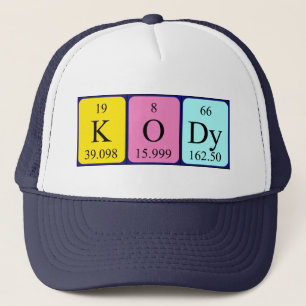 Kody periodic table name hat