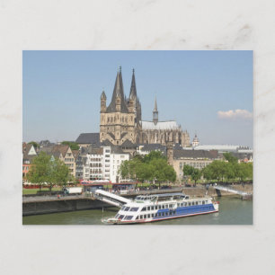 Koeln (Cologne) in Germany Postcard