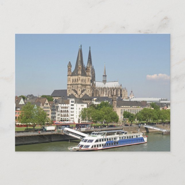 Koeln (Cologne) in Germany Postcard (Front)